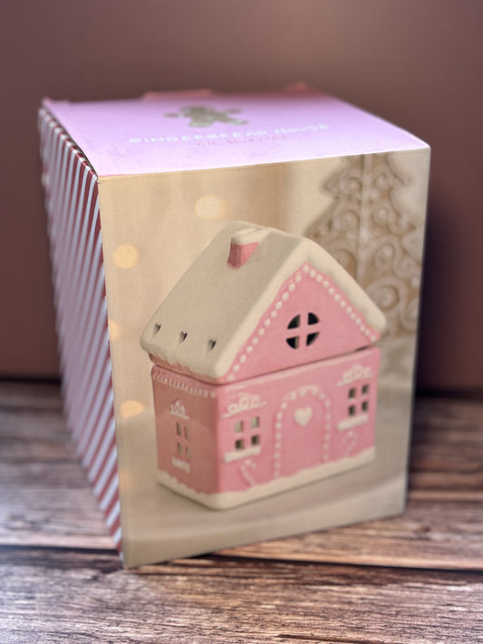 Pink Gingerbread House Burner